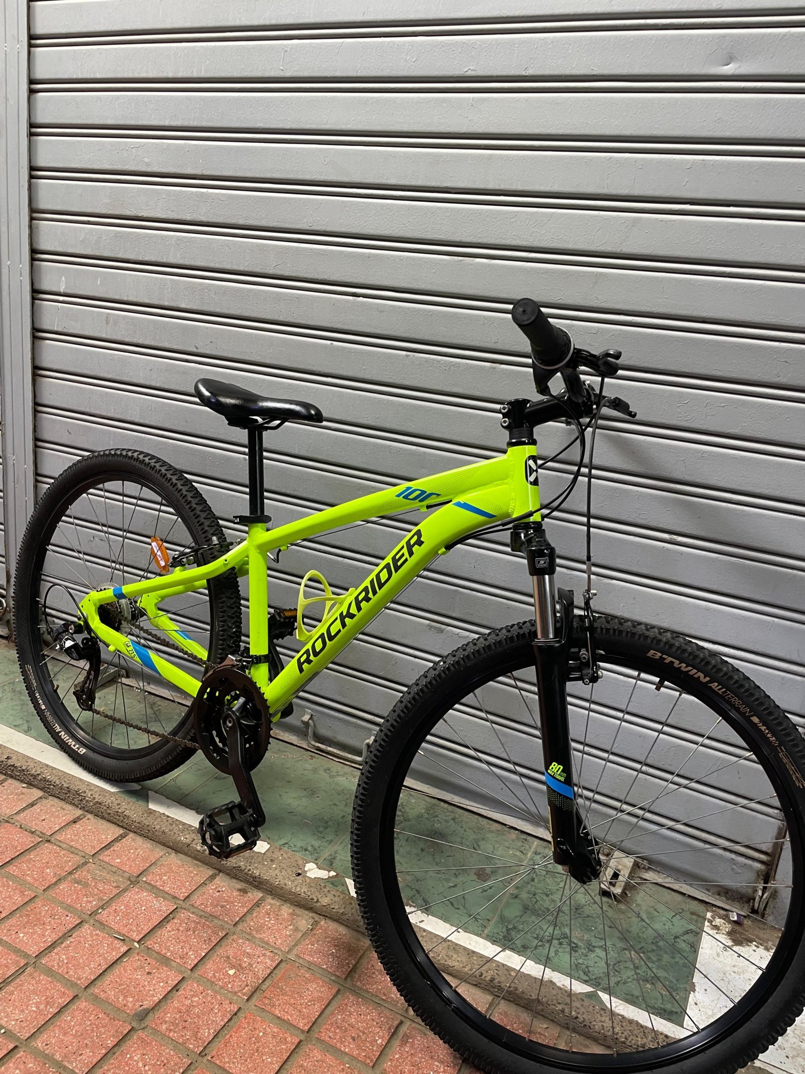 Vélo VTT Rockrider ST 100 Jaune Fluo - Excellent État — Casablanca, Maroc